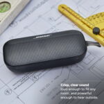 Bose SoundLink Flex Wireless Waterproof Portable Bluetooth Speaker, Black