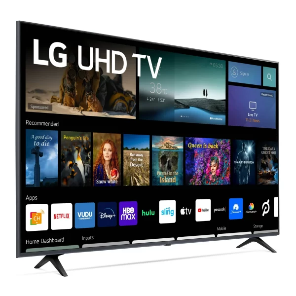 LG 55” 4K UHD Smart TV 2160p webOS, 55UQ7070ZUE