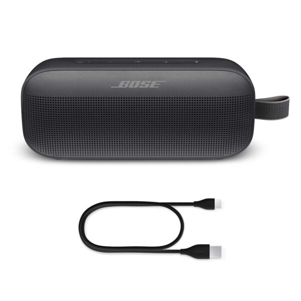 Bose SoundLink Flex Wireless Waterproof Portable Bluetooth Speaker, Black