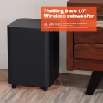 JBL Bar 500 5.1 Channel Soundbar and 10" Wireless Subwoofer with Multibeam Technology