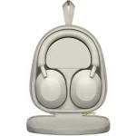 Sony WH-1000XM5 Wireless Noise Canceling Headphones (Silver) Pro Stand Kit