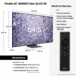 SAMSUNG 65" Class QN800C Neo QLED 8K Smart TV QN65QN800CFXZA 2023