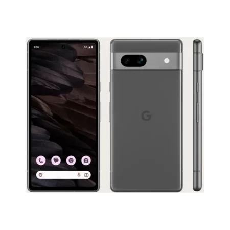 Google Pixel 7a - 5G smartphone - dual-SIM - RAM 8 GB / Internal Memory 128 GB - OLED display - 6.1" - 2400 x 1080 pixels (90 Hz) - 2x rear cameras 64 MP, 13 MP - front camera 13 MP - charcoal