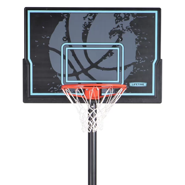 Lifetime Adjustable Portable Basketball Hoop, 44 inch HDPE Plastic Impact® (90759)