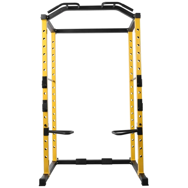 BalanceFrom PC-1 Series 1000lb Capacity Multi-Function Adjustable Power Cage Power Rack with Optional Lat Pull-down and Cable Crossover, Power Cage Only