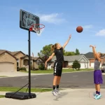 Lifetime Adjustable Portable Basketball Hoop, 44 inch HDPE Plastic Impact® (90759)